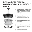 French Press Barista Edition 1000 ml – Vidrio Borosilicato Café de Especialidad