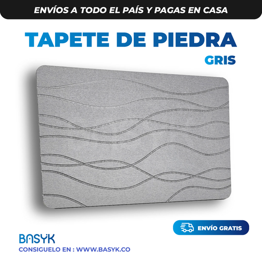 Tapete De Piedra Gris® StoneComfort Bath Mat  60x40CM